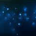 Гирлянда Айсикл (бахрома) светодиодный, 2,4 х 0,6 м, прозрачный провод, 230 В, диоды синии, 88 LED NEON-NIGHT