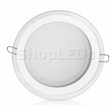 Стеклянная панель BL-R15 (круг, 15W, Ø200mm) (теплый белый 3000K)